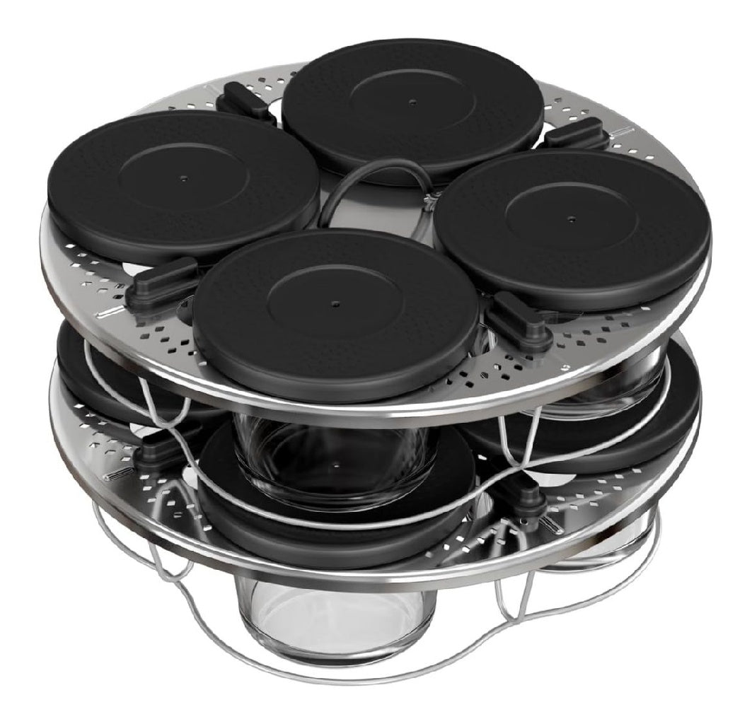 Verrines Kit 8 pour Cookeo avec Supports Superposables 6 L