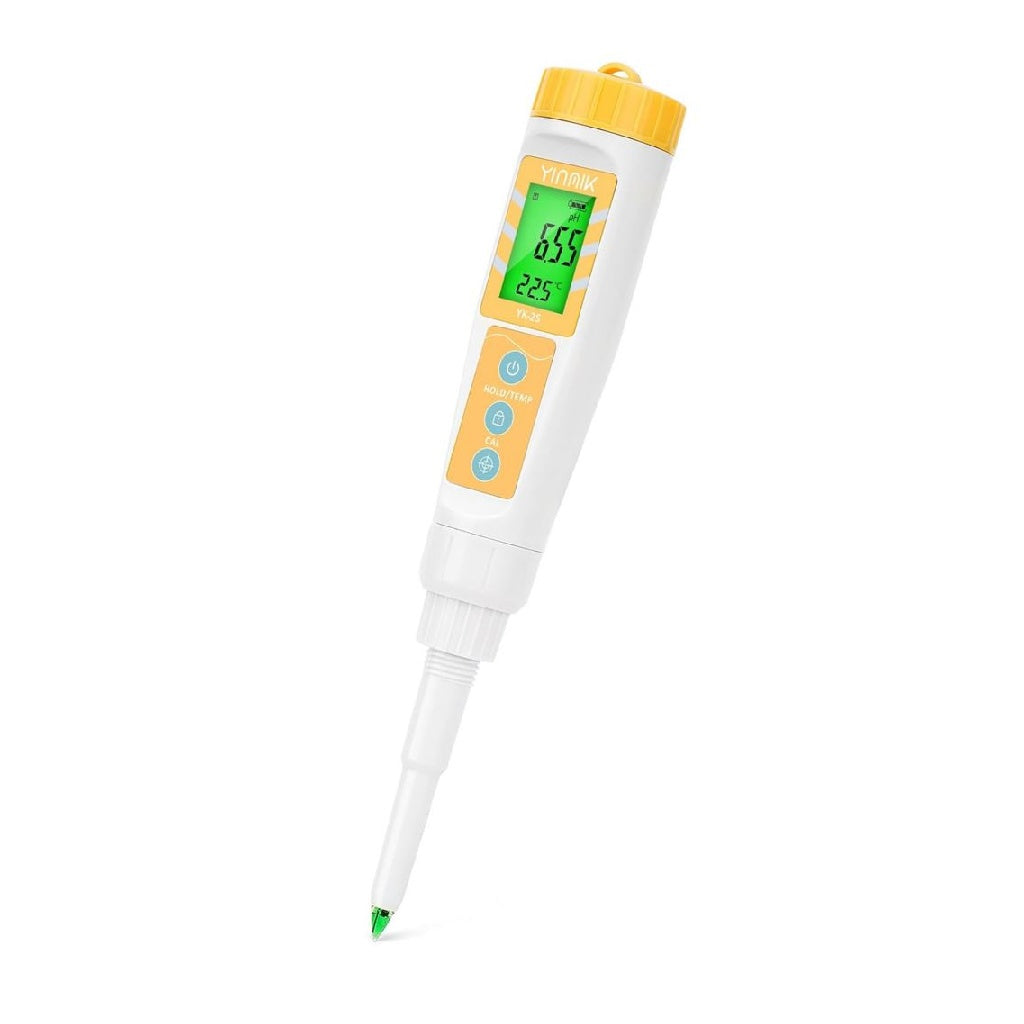 Mètre pH Alimentaire Testeur du pH pour Pâte à Pain et Levain pH Mètre Numérique pour Fermentation pHMètre Étanche destiné à BrassageViandes Fromages Cosmétique Conserve Liquide