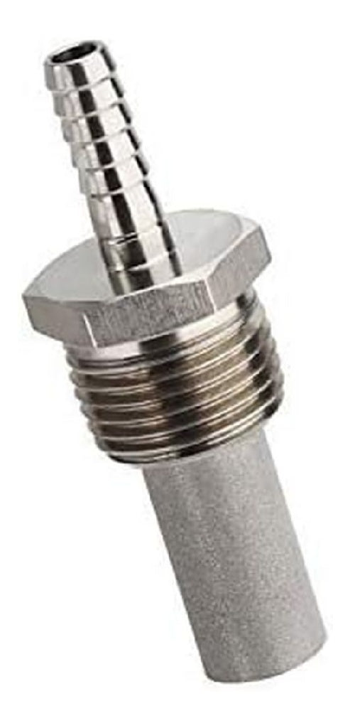 Accueil Acier Brasser Inoxydable 2 microns Inline Oxygénation Diffusion Pierre Pierre d'aération 1/2 NPT Pierre de Carbonatation à Barb Fitting par Merrday